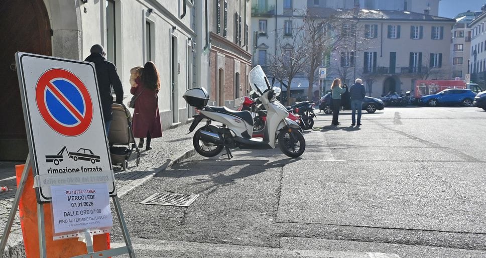 Nuovi posti auto saranno realizzati  nella zona di piazza Volta