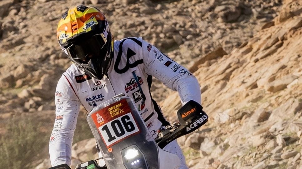 Mattia Riva è impegnato alla Dakar