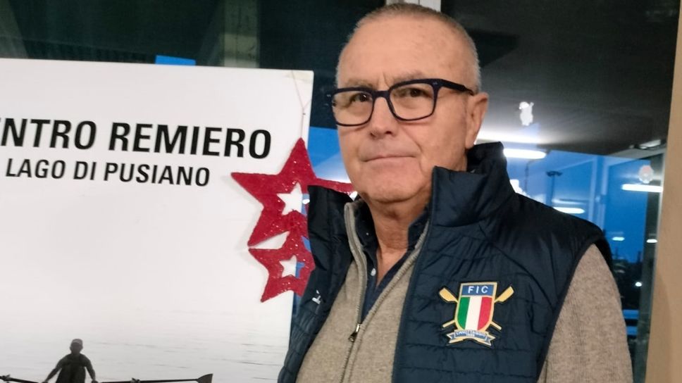 Il comasco Fabtizio Quaglino, vice presidente vicario della Federazione di canottaggio