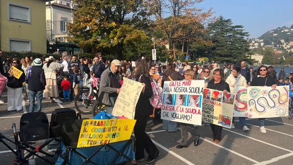 Il corteo delle famiglie