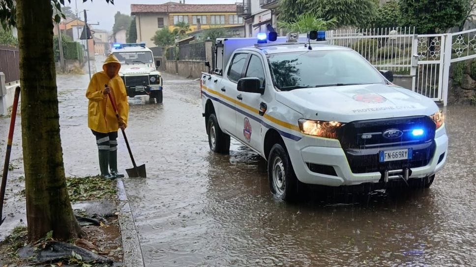 Ondata di maltempo sul territorio. Scatta l’allerta meteo per pioggia e dissesti