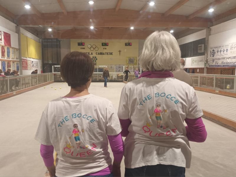 A Cabiate il torneo di bocce si tinge di rosa: 11 donne in gara tra gli 80 partecipanti