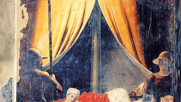 Piero della Francesca - “Sogno di Costantino”