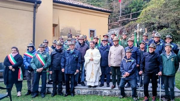 Caglio, alpini riuniti al santuario di Campoè per ricordare il beato don Carlo Gnocchi