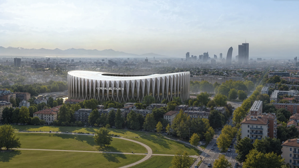 Pubblicate le immagini del nuovo stadio di Milano: il progetto di un impianto aperto tutto l’anno, come a Como