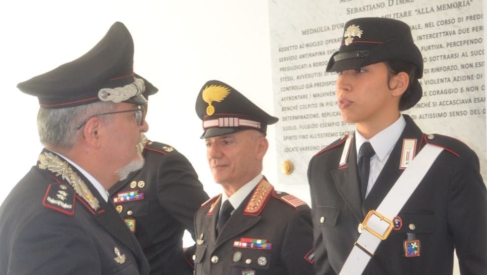 Il saluto del generale De Riggi a Como: lascia la guida della Legione Lombardia