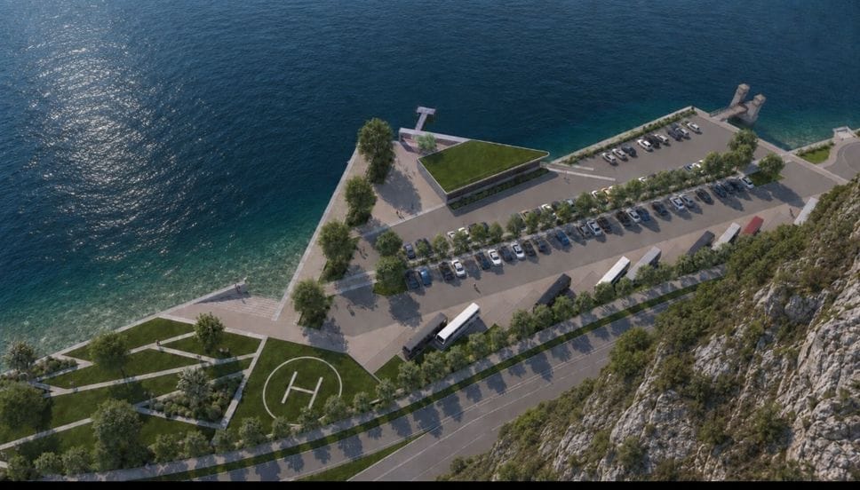 Un’idea per i materiali di scarto della Variante: «Li useremo per costruire il porticciolo»