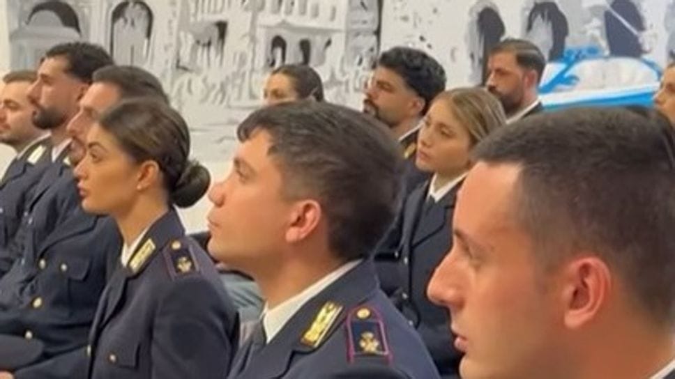 I nuovi poliziotti arrivati in provincia di Como