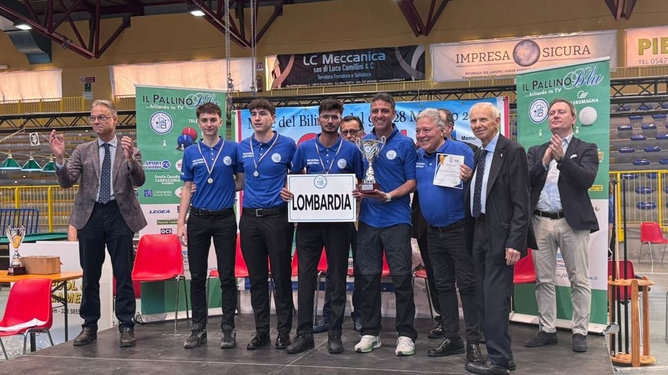 La squadra di biliardo del Sant’Elia alle finali nazionali di Cervia