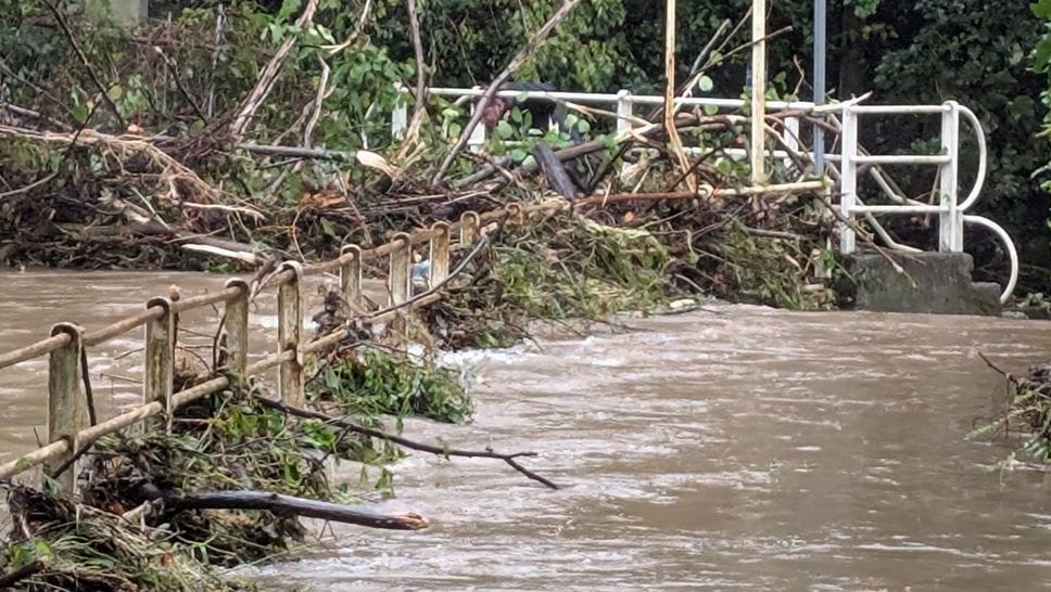 Un’immagine dell’alluvione del 2023