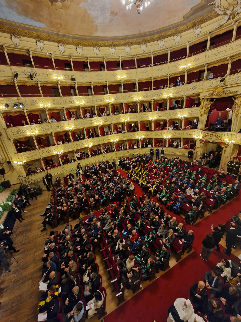 Uno scatto della cerimonia