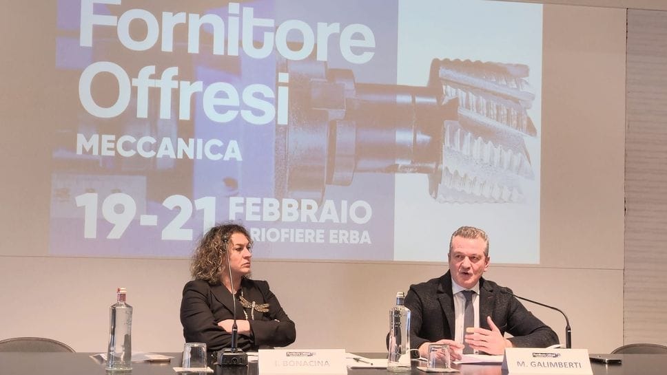 Ilaria Bonacina e Marco Galimberti nel corso della presentazione di questa mattina