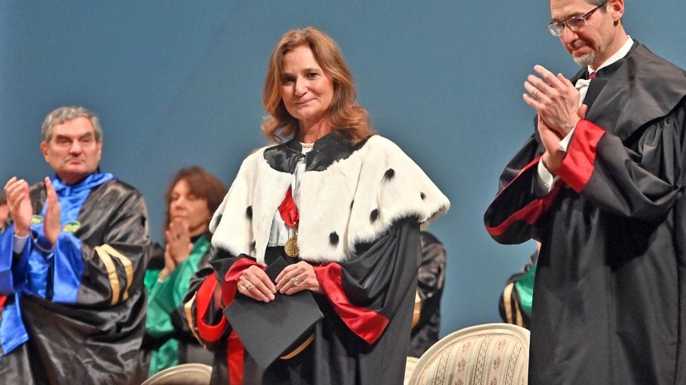 La magnifica rettrice Maria Pierro con il prorettore vicario Umberto Piarulli