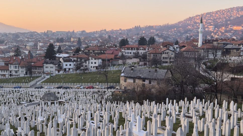 I cimiteri a Sarajevo sono costruiti sulle colline