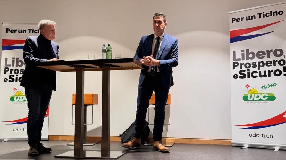 Vannacci nei giorni scorsi a Mendrisio