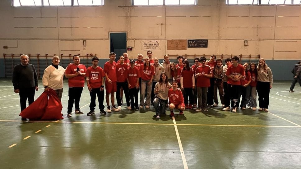 Gli atleti del Basket Como 1956