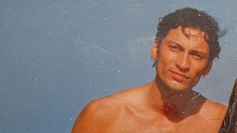 Marco Vitta in una bella foto giovanile