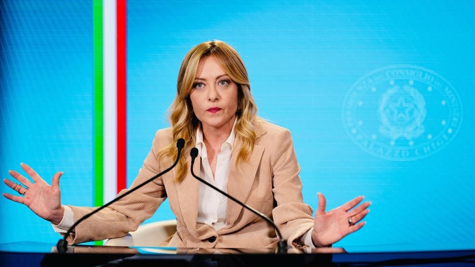 La premier Giorgia Meloni