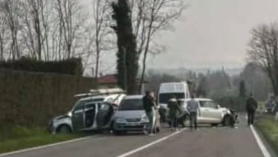 L’incindente a Lurate Caccivio