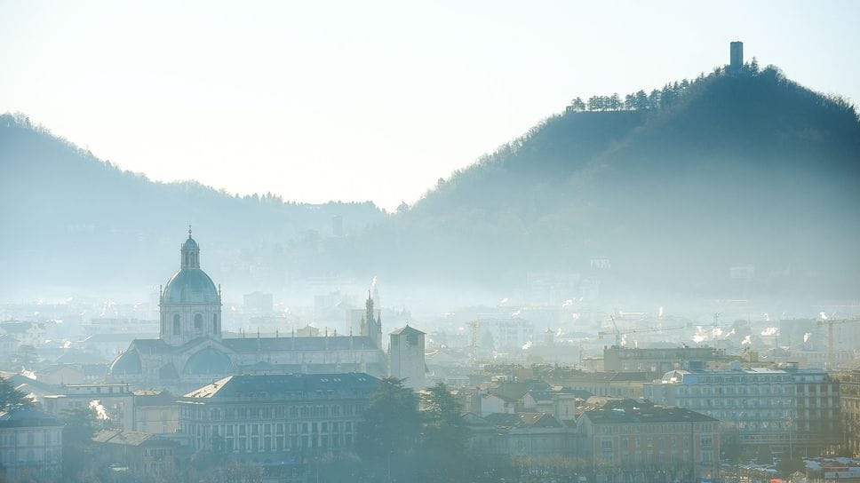 Valori in rosso sulla città