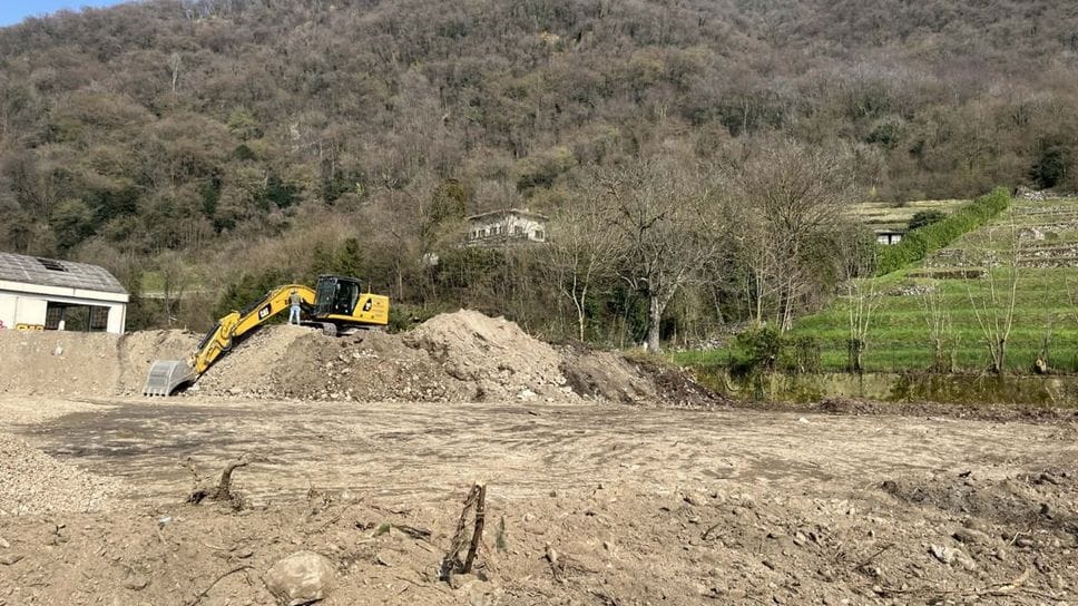 L’area  ex Gajum-Bognanco: i lavori sono già cominciati