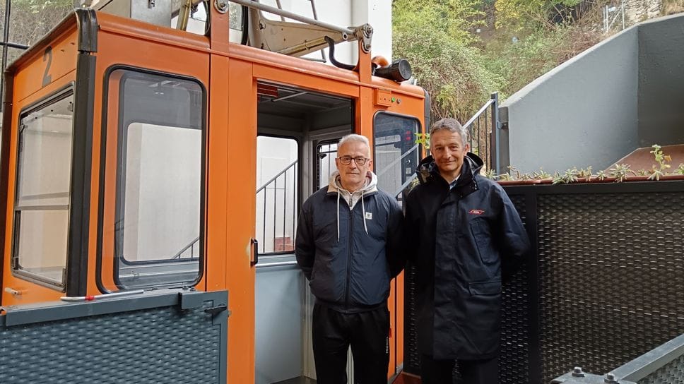 Il consigliere comunale Claudio Pavani e Alberto Valsecchi