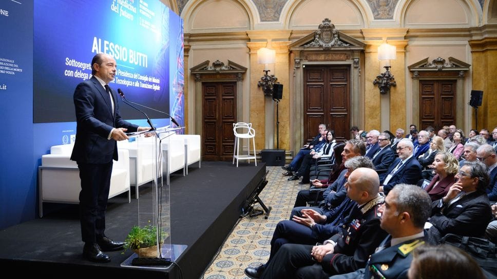 L’intervento del sottosegretario Butti questa mattina a Villa Erba