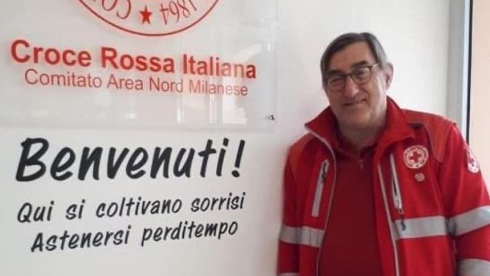 Emilio Ghiringhelli, commissario per il Comitato di Como della Croce Rossa Italiana