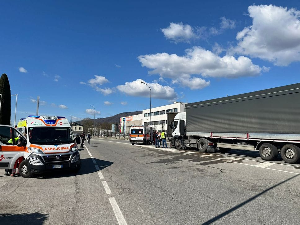 I soccorsi sul posto