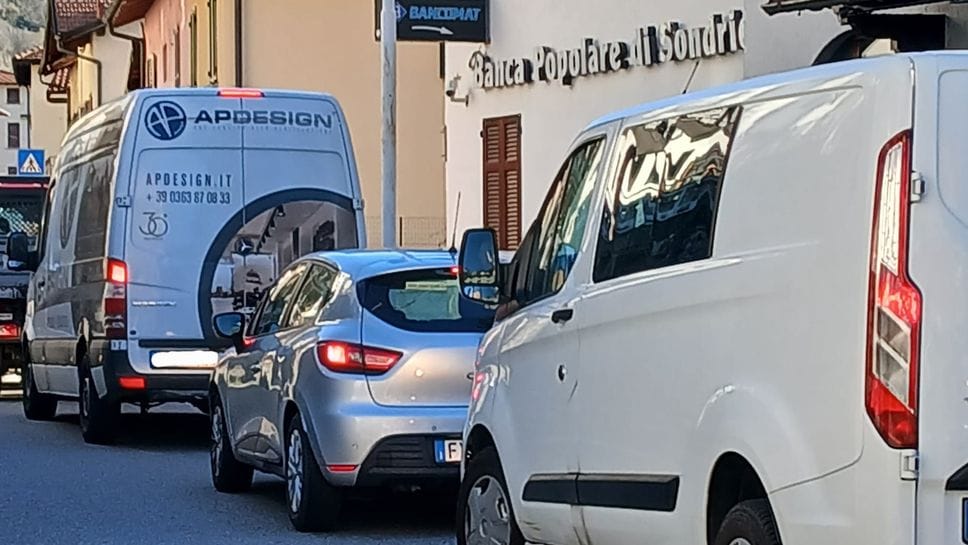 Tutti bloccati a Sala Comacina