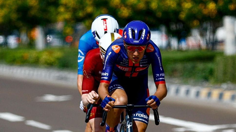 Mattia Gaffuri in azione con la Pic Nic