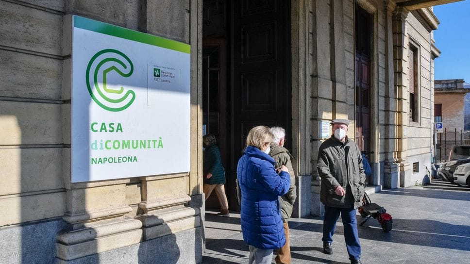 La casa di comunità in via Napoleona