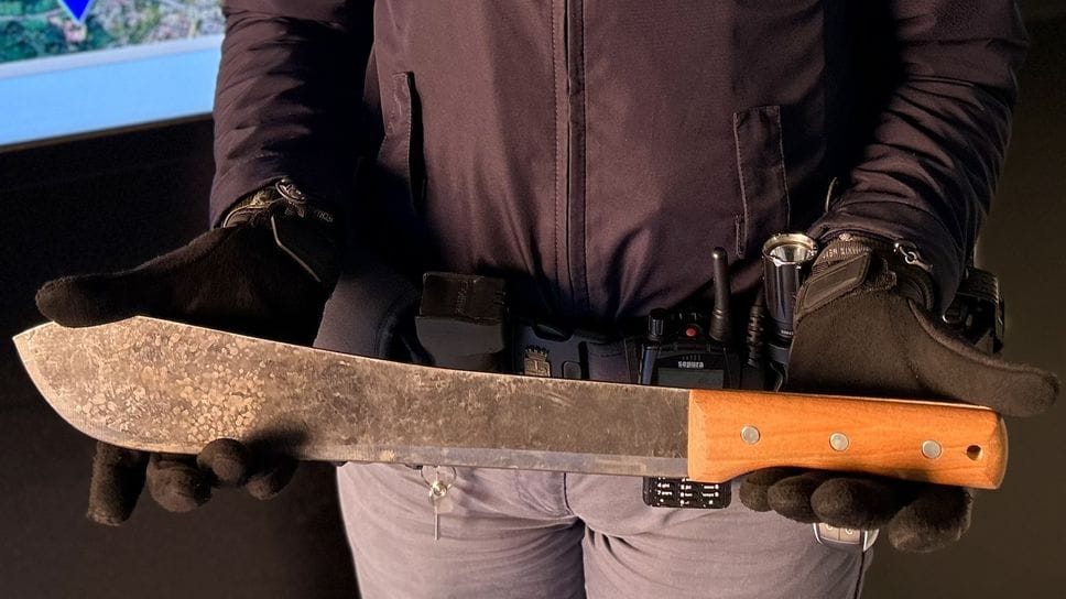 L’arma sequestrata all’uomo