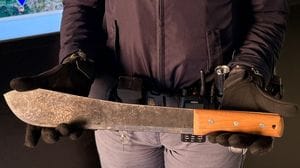 L’arma sequestrata all’uomo