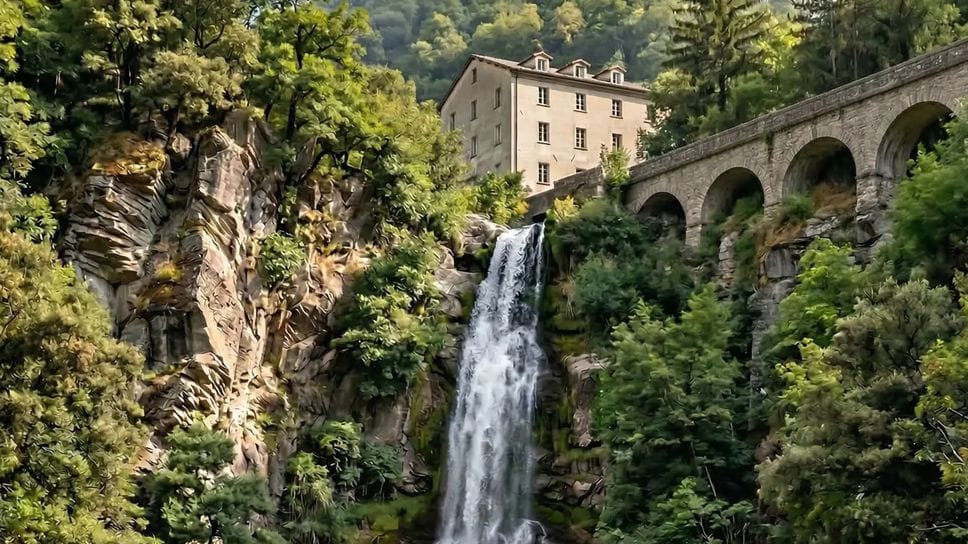 La cascata della Vallategna
