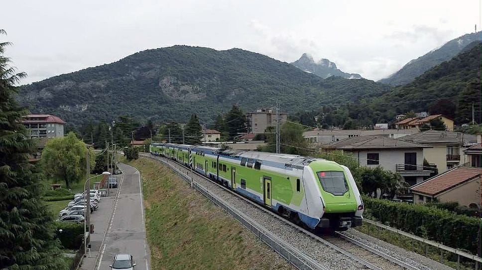 Treno diretto verso Erba