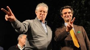 Umberto Bossi con Attilio Fontana