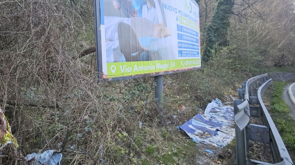 Via Oltrecolle, che brutto biglietto da visita