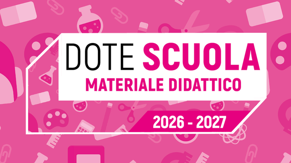 Aperte le domande per la “Dote scuola”: requisiti e tempi della Regione