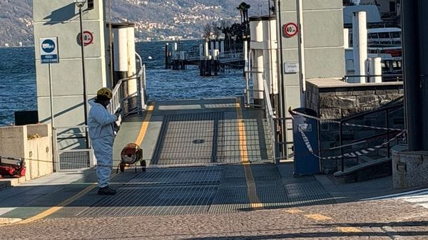 Bellagio, pontile danneggiato dal maltempo. Chiuso fino a mercoledì quello per le auto