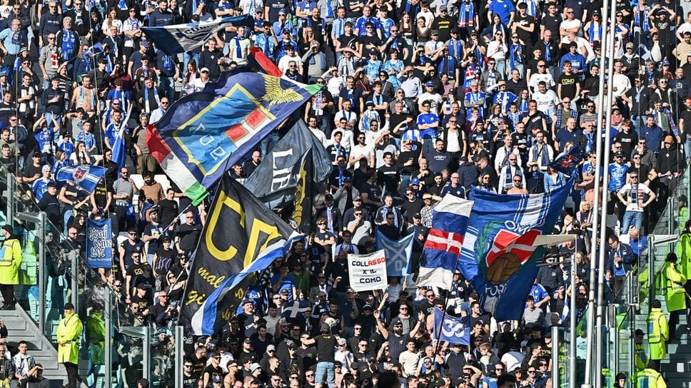 Un’immagine della curva del Como