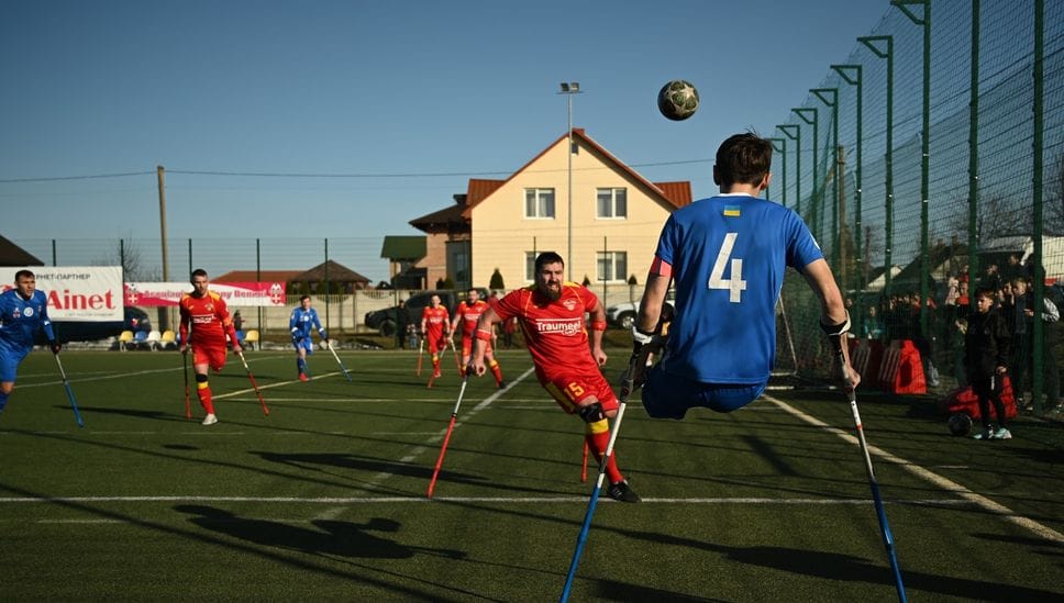 Una squadra di soldati amputati ha cambiato il calcio in Ucraina