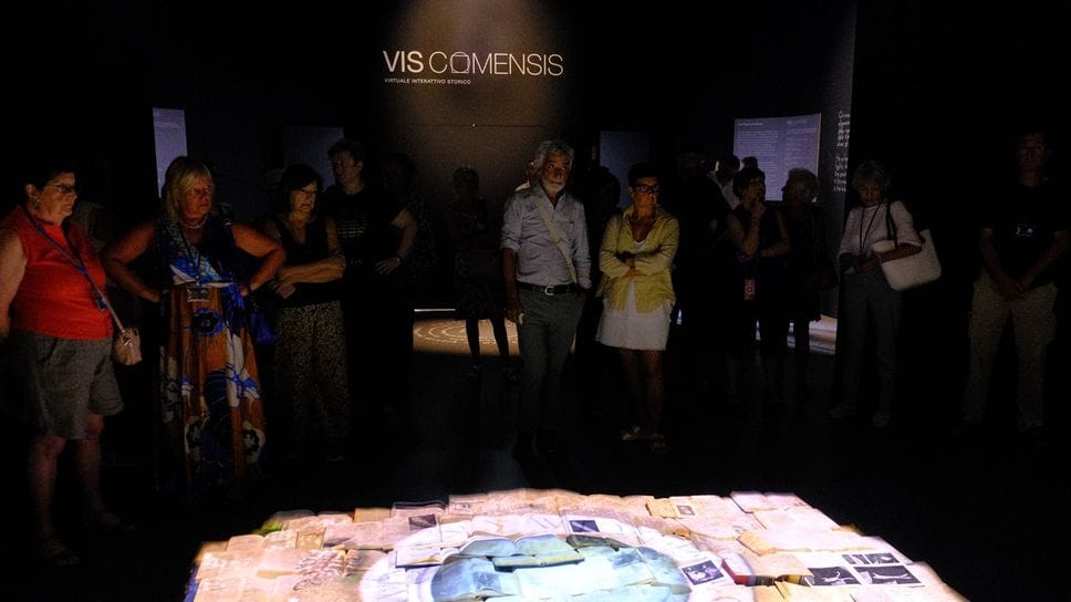 Una precedente passeggiata con tappa al Vis Comensis