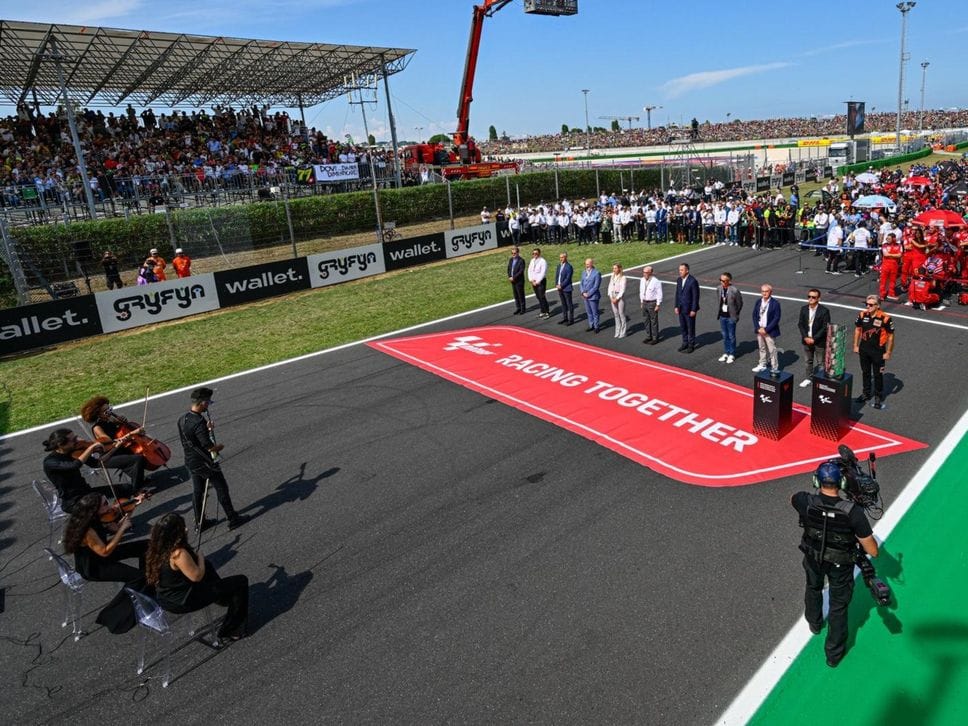 Maceroni suona alla Motogp