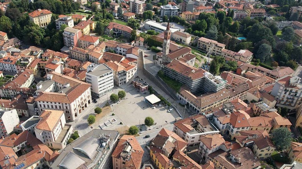 Una panoramica dall’alto di piazza Garibaldi, uno spazio da ripensare nel cuore della città