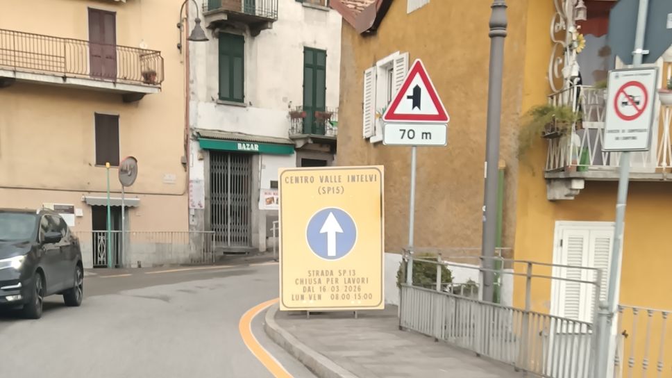 Argegno, un altro mese di stop alla circolazione sulla Sp13 