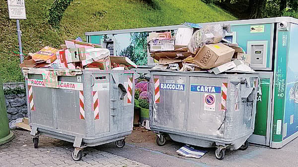 Cassonetti stracolmi sulla Regina: la questione rifiuti arriva in consiglio