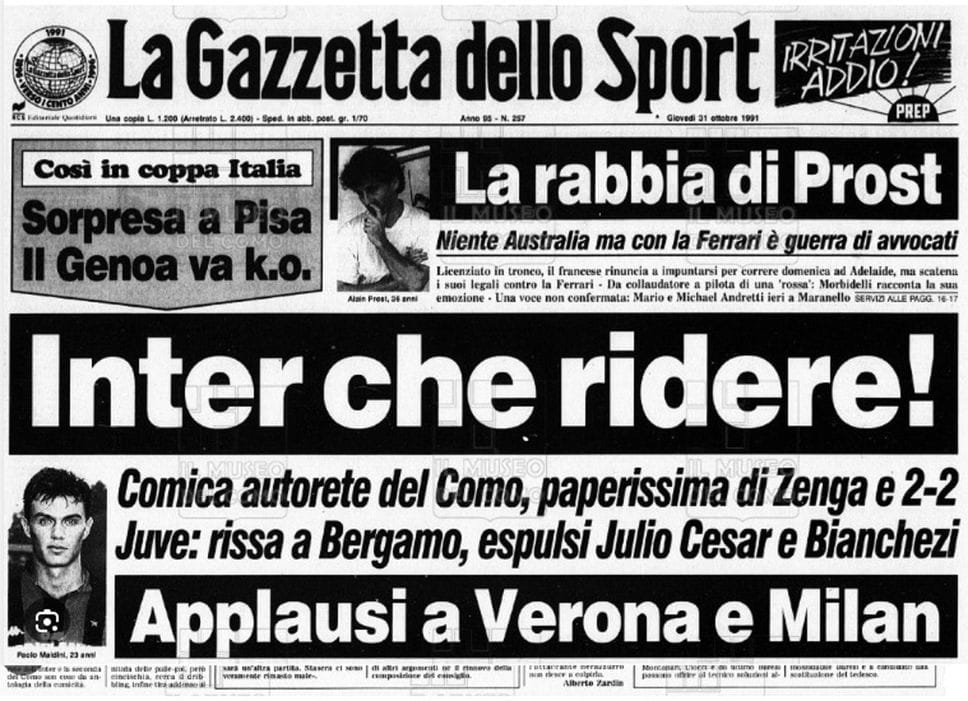 Lo sapevate che... Le sfide del passato tra Como e Inter