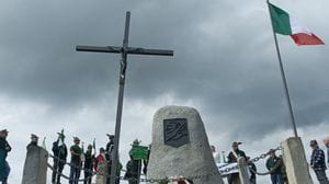 Alpini, il 30° della posa del cippo sul Pizzo della Croce di Castiglione 