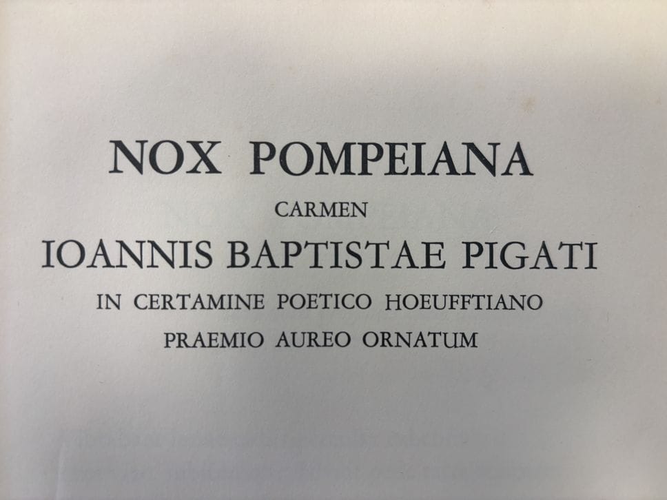 Cinquant’anni dalla morte di padre Pigato: il ricordo dell’educatore ed insigne latinista